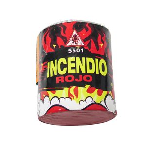 INCENDIO ROJO Y BLANCO