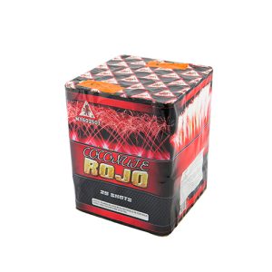 BATERIA 25 DISPAROS - COCONUTE ROJO