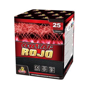 SURTIDO BATERIA 25 DISPAROS COCONUTE ROJO Y VERDE