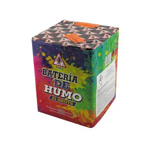 BATERIA HUMO 25 DISPAROS  - HUMOS DE COLORES